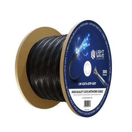 Lightwave Cat6 SFTP outdoor shielded Ethernet cable