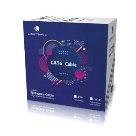 Lightwave Cat6 FTP foil shielded Ethernet cable